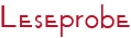 Leseprobe